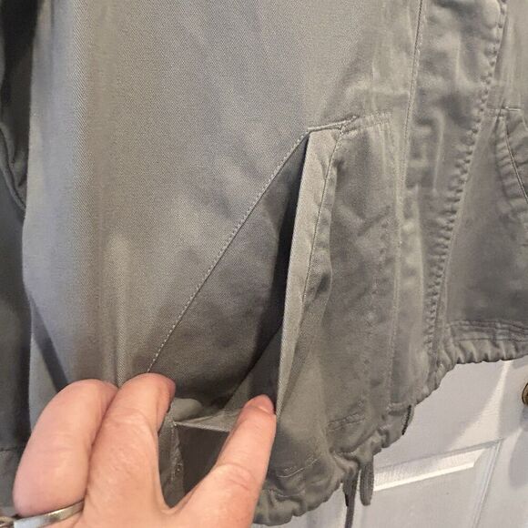 Roxy Women's Watch‎ The Sunrise Jacket Detachable Gray Size XL Skate Surf Beach - Picture 2 of 11